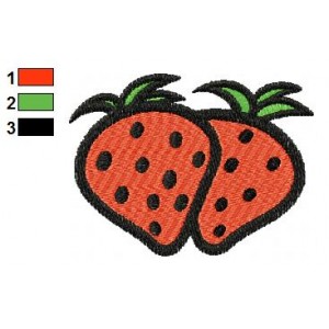 Free Strawberries 01 Embroidery Designs
